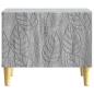 Preview: Couchtisch Grau Sonoma 50 x 49 x 40 cm Holzwerkstoff