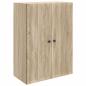 Preview: Wandschrank Sonoma-Eiche 66 x 34,5 x 90 cm Holzwerkstoff