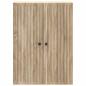 Preview: Wandschrank Sonoma-Eiche 66 x 34,5 x 90 cm Holzwerkstoff