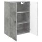 Preview: Wandschrank Betongrau 66 x 34,5 x 90 cm Holzwerkstoff
