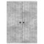 Preview: Wandschrank Betongrau 66 x 34,5 x 90 cm Holzwerkstoff