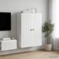 Preview: ARDEBO.de - Wandschrank Hochglanz Wei? 66 x 34,5 x 90 cm Holzwerkstoff