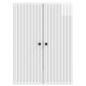 Preview: Wandschrank Hochglanz Wei? 66 x 34,5 x 90 cm Holzwerkstoff