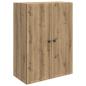 Preview: Wandschrank 66 x 34,5 x 90 cm Holzwerkstoff Artisan-Eiche