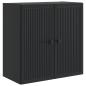 Preview: Wandschrank Schwarz 59 x 31 x 60 cm Holzwerkstoff
