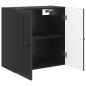 Preview: Wandschrank Schwarz 59 x 31 x 60 cm Holzwerkstoff