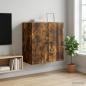 Preview: ARDEBO.de - Wandschrank Ger?ucherte Eiche 59 x 31 x 60 cm Holzwerkstoff
