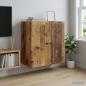 Preview: ARDEBO.de - Wandschrank Altholz 59 x 31 x 60 cm Holzwerkstoff