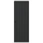 Preview: Wandschrank Schwarz 33 x 34,5 x 90 cm Holzwerkstoff