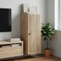 Preview: ARDEBO.de - Wandschrank Sonoma-Eiche 33 x 34,5 x 90 cm Holzwerkstoff
