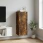 Preview: ARDEBO.de - Wandschrank Geräucherte Eiche 33 x 34,5 x 90 cm Holzwerkstoff