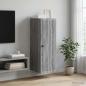 Preview: ARDEBO.de - Wandschrank Grau Sonoma 33 x 34,5 x 90 cm Holzwerkstoff
