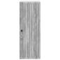 Preview: Wandschrank Grau Sonoma 33 x 34,5 x 90 cm Holzwerkstoff