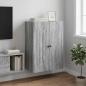 Preview: ARDEBO.de - Wandschrank Grau Sonoma 66 x 34,5 x 90 cm Holzwerkstoff