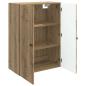 Preview: Wandschrank 66 x 34,5 x 90 cm Holzwerkstoff Artisan-Eiche