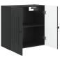Preview: Wandschrank Schwarz 59 x 31 x 60 cm Holzwerkstoff