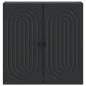 Preview: Wandschrank Schwarz 59 x 31 x 60 cm Holzwerkstoff