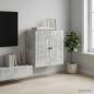 Preview: ARDEBO.de - Wandschrank Betongrau 59 x 31 x 60 cm Holzwerkstoff