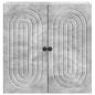 Preview: Wandschrank Betongrau 59 x 31 x 60 cm Holzwerkstoff