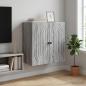 Preview: ARDEBO.de - Wandschrank Grau Sonoma 59 x 31 x 60 cm Holzwerkstoff