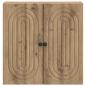 Preview: Wandschrank 59 x 31 x 60 cm Holzwerkstoff Artisan-Eiche
