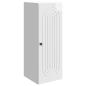 Preview: Wandschrank 33 x 34,5 x 90 cm Holzwerkstoff Hochglanz-Wei?