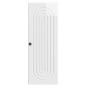 Preview: Wandschrank 33 x 34,5 x 90 cm Holzwerkstoff Hochglanz-Wei?