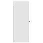 Preview: Wandschrank 33 x 34,5 x 90 cm Holzwerkstoff Hochglanz-Wei?
