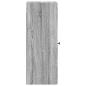 Preview: Wandschrank Grau Sonoma 33 x 34,5 x 90 cm Holzwerkstoff