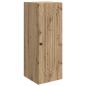 Preview: Wandschrank 33 x 34,5 x 90 cm Holzwerkstoff Artisan-Eiche