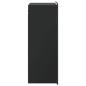 Preview: Wandschrank Schwarz 66 x 34,5 x 92 cm Holzwerkstoff