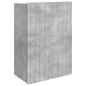 Preview: Wandschrank Betongrau 66 x 34,5 x 92 cm Holzwerkstoff