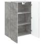 Preview: Wandschrank Betongrau 66 x 34,5 x 92 cm Holzwerkstoff