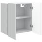 Preview: Wandschrank Weiß 59 x 31 x 64 cm Holzwerkstoff