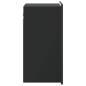 Preview: Wandschrank Schwarz 59 x 31 x 64 cm Holzwerkstoff