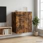 Preview: ARDEBO.de - Wandschrank Geräucherte Eiche 59 x 31 x 64 cm Holzwerkstoff