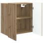 Preview: Wandschrank 59 x 31 x 64 cm Holzwerkstoff Artisan-Eiche