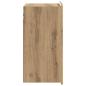 Preview: Wandschrank 59 x 31 x 64 cm Holzwerkstoff Artisan-Eiche