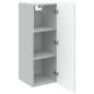 Preview: Wandschrank Weiß 33 x 34,5 x 94 cm Holzwerkstoff