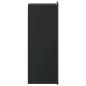 Preview: Wandschrank Schwarz 33 x 34,5 x 94 cm Holzwerkstoff
