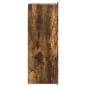 Preview: Wandschrank Geräucherte Eiche 33 x 34,5 x 94 cm Holzwerkstoff