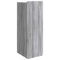 Preview: Wandschrank Grau Sonoma 33 x 34,5 x 94 cm Holzwerkstoff