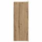 Preview: Wandschrank 33 x 34,5 x 93,5 cm Holzwerkstoff Artisan-Eiche