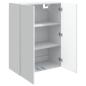 Preview: Wandschrank 66 x 34,5 x 90 cm Holzwerkstoff Weiß