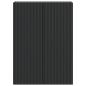 Preview: Wandschrank 66 x 34,5 x 90 cm Holzwerkstoff Schwarz
