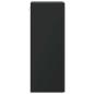 Preview: Wandschrank 66 x 34,5 x 90 cm Holzwerkstoff Schwarz