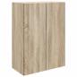 Preview: Wandschrank 66 x 34,5 x 90 cm Holzwerkstoff Sonoma-Eiche