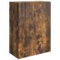 Preview: Wandschrank 66 x 34,5 x 90 cm Holzwerkstoff Räuchereiche