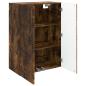 Preview: Wandschrank 66 x 34,5 x 90 cm Holzwerkstoff Räuchereiche