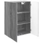 Preview: Wandschrank 66 x 34,5 x 90 cm Holzwerkstoff Sonoma-Grau